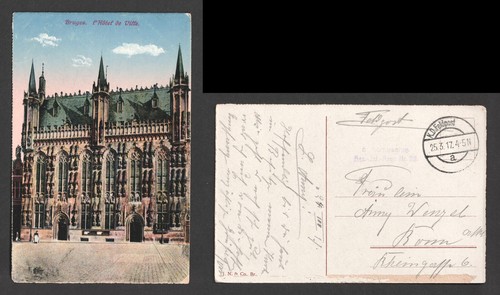 Cartolina germania field post - germania,