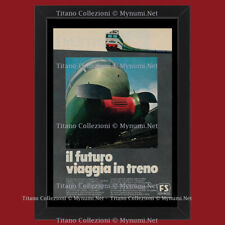 Anni '70  * Pubblicità Originale "Ferrovie FS, il Futuro Viaggia in Treno" Corni
