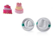 Silikomart  Stampo mini torte TAG 05 tagliapasta espulsione set 2 pz cakes Rotex