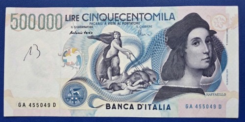 500 000 lire raffaello - ,