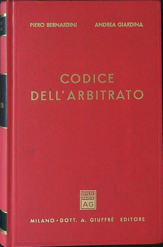 Codice dell arbitrato - codice, dell'arbitrato