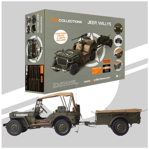 Ixomodels jeep willys - jeep, avec