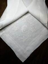 Fazzoletto fine ricamo - ricamo, a