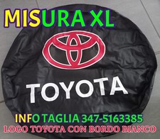 Copri Ruota di Scorta FUORISTRADA TOYOTA RAV4 LAND CRUISER MISURA XL GRANDISSIMO