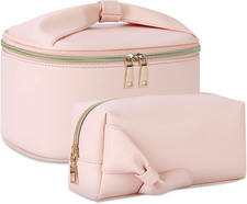 Beauty Case Donna 2 Pezzi Beauty Case Da Viaggio Impermeabile Organizer Borsa Do