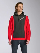 ALPINESTARS FELPA IGNITE HOODIE 1030 BLACK RED