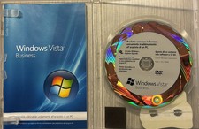 Microsoft Windows Vista Business originale con codice presente sul cofanetto