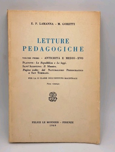 Letture pedagogiche lamanna - pedagogiche,
