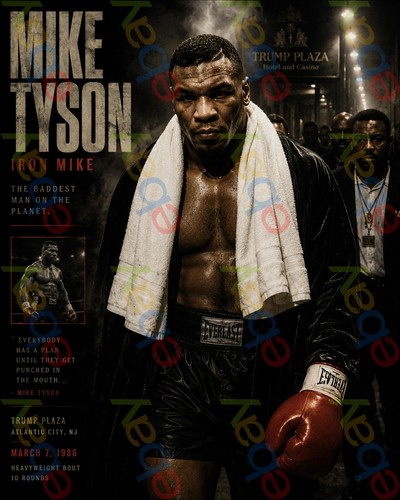 Mike tyson legend 8x10 - tyson,