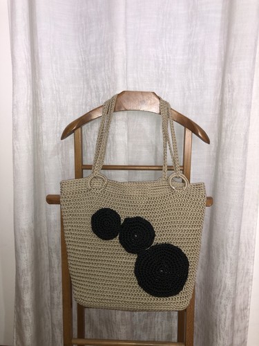 Borsa crochet ricamata - borsa,