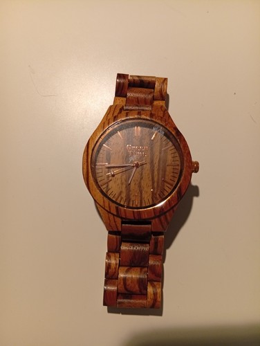 Orologio legno zebrano - in,