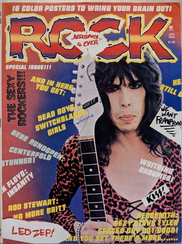 Rock magazine january 1978 - magazine,