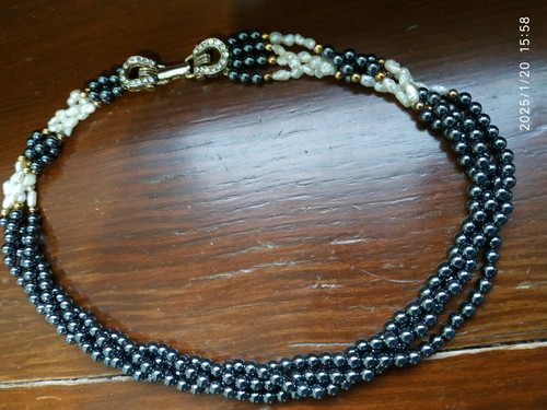 Collana fili ematite - ematite, e