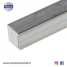 Barra Quadra Quadrata Alluminio 6082 Anticorodal  Da 8 a 100 mm lunghezze varie