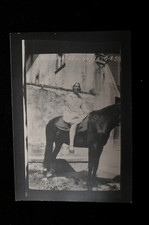 Provino a contatto - Agfa Brovira 7.4x10.5 - MADONNA DEL SASSO - DONNA A CAVALLO