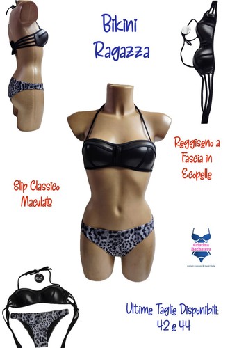 Bikini fascia ecopelle - bikini, a