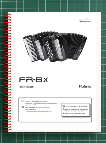 Roland 8xb manuale - fr-8x,