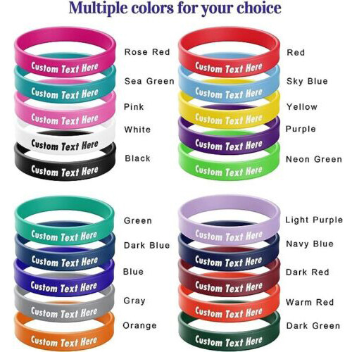 Braccialetti silicone - braccialetti,