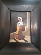 Antico Cornice Pietra Dura Florentine Mosaico Donna Prezioso Raro Sorrento 