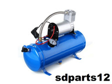 Compressore d'Aria 12V Serbatoio 6L Sistema Compressione Tromba Pneumatici 150ps
