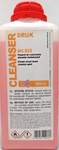 Liquido lavaggio ultrasuoni