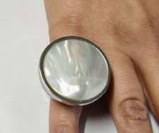 Anello donna vera madreperla