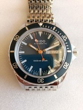 Orologio automatico MIDO Ocean Star Tribute con cintura in tessuto mai usato con scatola