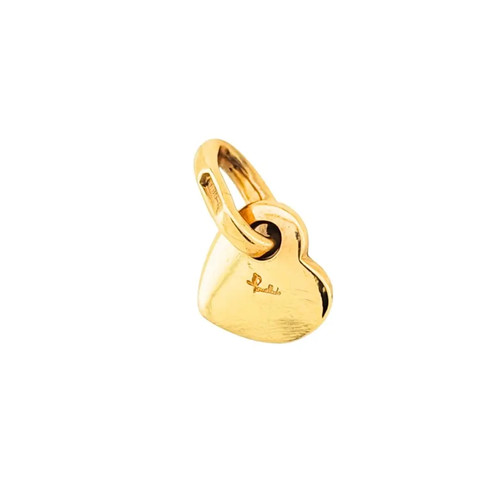 Ciondolo pomellato cuore oro - ciondolo,