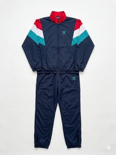 Tuta adidas vintage blu - vintage,