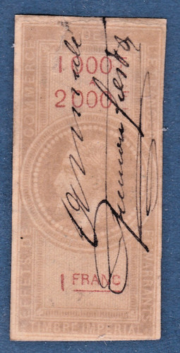 Timbre france fiscal 1964 - timbre,
