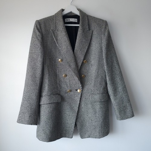 Giacca blazer zara check - giacca,