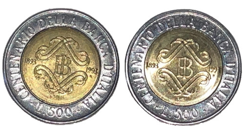 Lotto monete 500 lire - lotto,