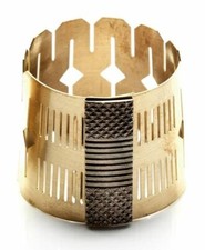 Flexitone legatura sax baritono Ottone Vintage bocchino Hard Rubber XL senza cap