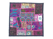 Copricuscino Etnico Indiano Fatto a Mano Decorazione Casa Federe Divano Hippy...