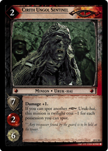 Lotr ccg cirith ungol - ccg, 1x