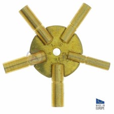 Chiave ottone carica pendolo 5 mis dispari pendoleria parigina sveglie orologi
