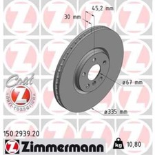 ZIMMERMANN 2x Disco Freni