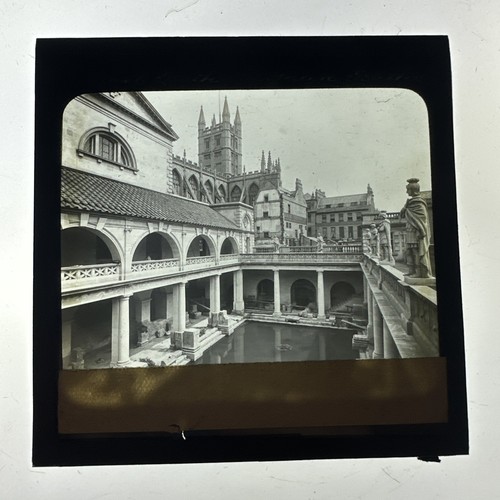 Antique magic lantern slide - magic,