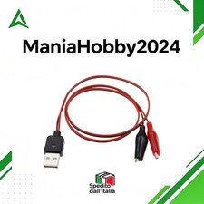 Cavo USB 60cm con morsetti