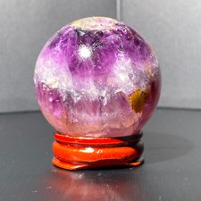 Sfera di fluorite naturale