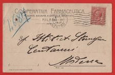 CARTOLINA COMMERCIALE PUBBLICITARIA N°48 COOPERATIVA FARMACEUTICA  MILANO/MODENA