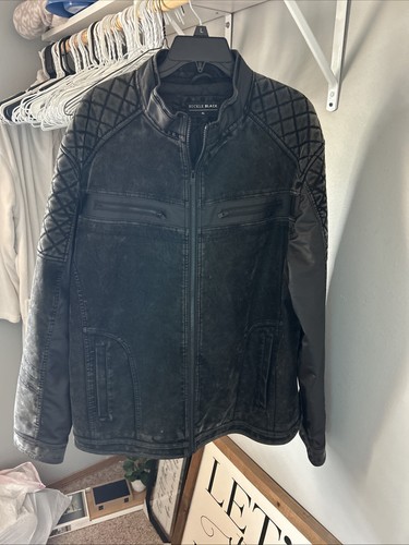 Giacca moto trapuntata fibbia - giacca,