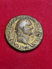 MONETA ROMANA IMPERIALE ANTICA RARA - SESTERZIO DI VESPASIANO