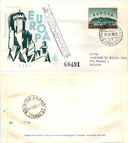 San marino fdc - san, venetia