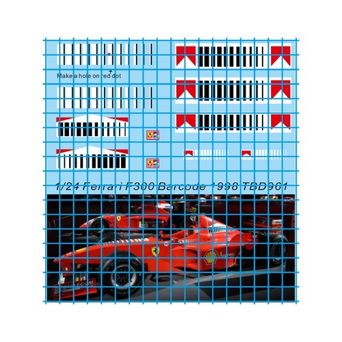 Decals per ferrari f300 - decals,