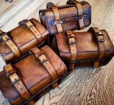 Bmw Ktm Honda Suzuki bauletto cuoio porta attrezzi