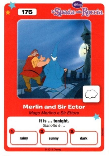 Figurina card conad disney - conad,