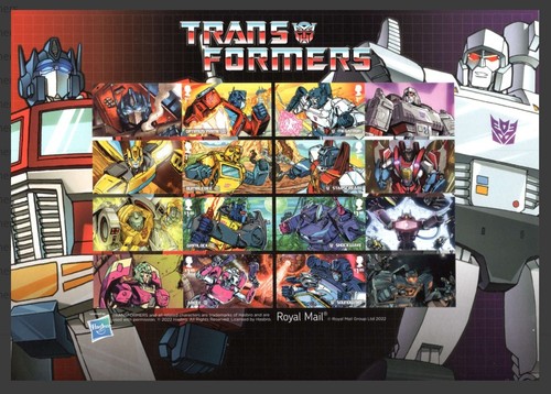 2022 transformers stamp - gb,