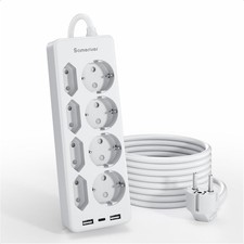 Sameriver ZYC52 Ciabatta Elettrica Multipresa USB 8 prese di Corrente e 3 USB.