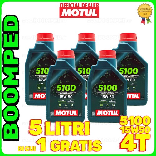 Litri olio motul 5100 15w50 - litri,